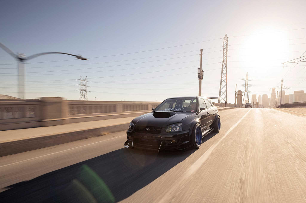 2004 - 2005 Subaru Wrx/Sti Front Splitter V2 - AeroflowDynamics