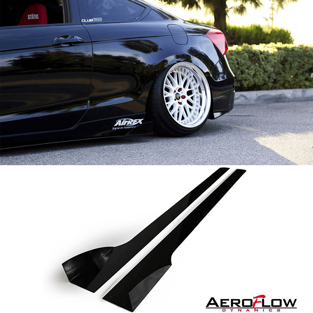 2008-2012 Honda Accord Side Skirt Extension V2 - Aeroflowdynamics