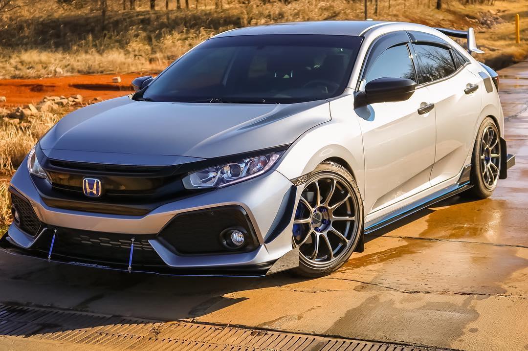 2017-2021  Honda Civic V1 Canards (Hatchback, Si Coupe, Si Sedan) - AeroflowDynamics
