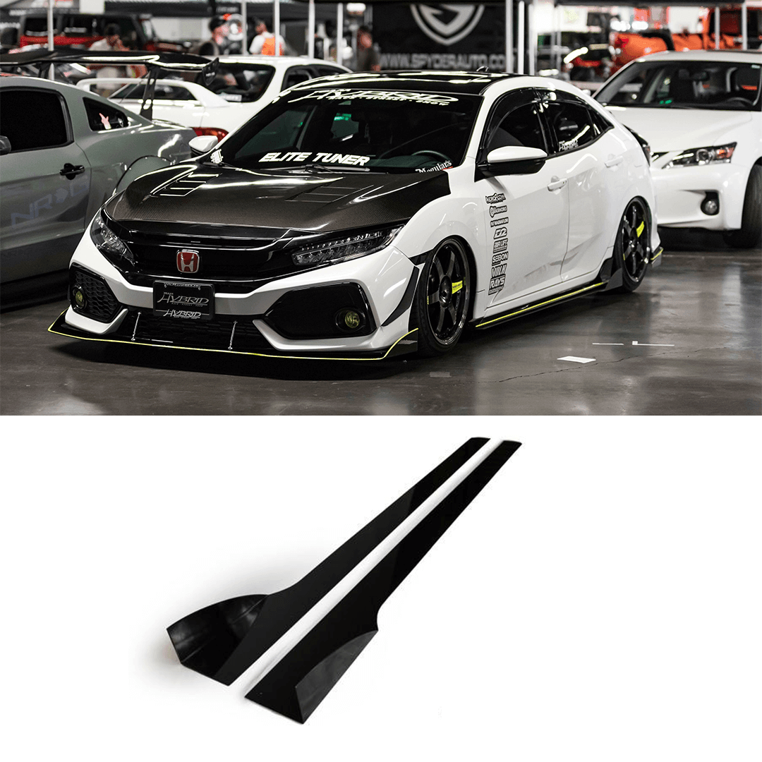 2017 2021 Civic V2 Side Skirt Extensions