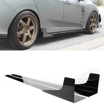 2017-2019 Honda Side Skirt Extension (Civic Hatch/Sedan) V3 - Aeroflowdynamics
