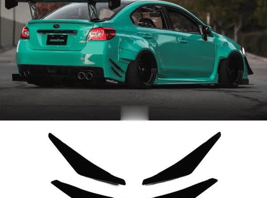 2015-2020 Subaru Wrx/Sti Rear Bumper Canards V1 - AeroflowDynamics
