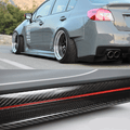 2015 - 2019 Subaru Wrx/Sti Side Skirt Extension (Carbon Fiber) - Aeroflowdynamics