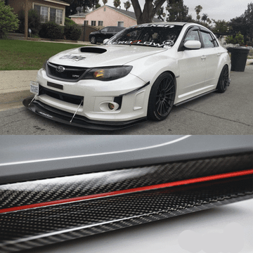 2008 - 2014 Subaru WRX/STI Side Skirt Extension (Carbon Fiber) - Aerflowdyamics