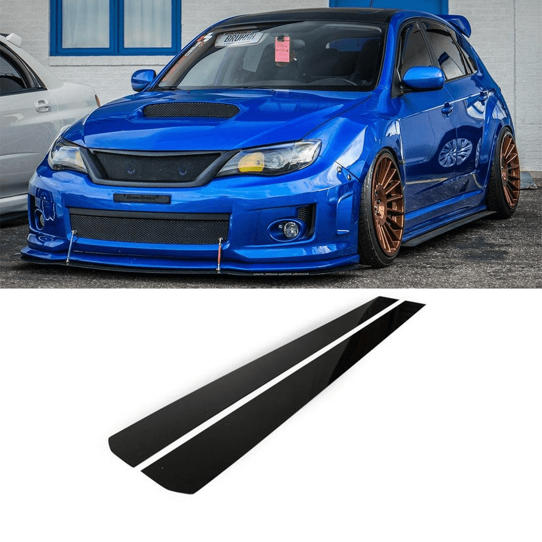 2008 2014 WRX STI V1 Side Skirt Extensions